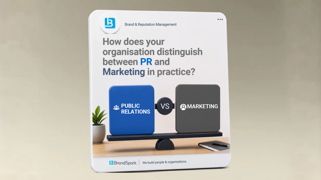 The difference between PR and marketing